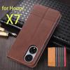 Deluxe Magnetic Adsorption Leather Fitted Case for Huawei Honor X7 Flip Cover Protective Case Capa Fundas Coque