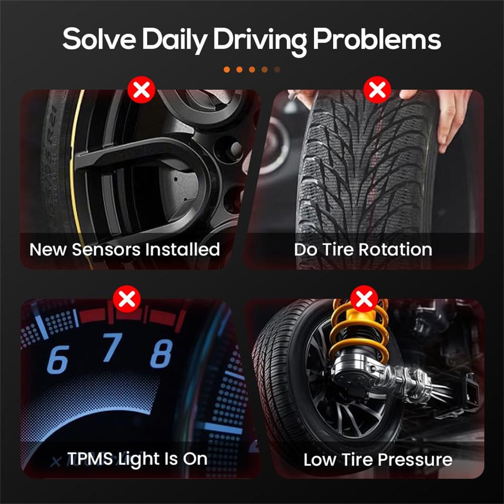 Инструмент сброса датчика TPMS EL-50448 OEC-T5 Устройство активации системы мониторинга давления в шинах с индикатором TX и низкого заряда батареи для автомобильного использования