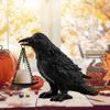 Crow Candle Holder Gothic Raven Tealight Candle Holder Halloween Crow Candle Holder for Bedroom Living Room Decoration