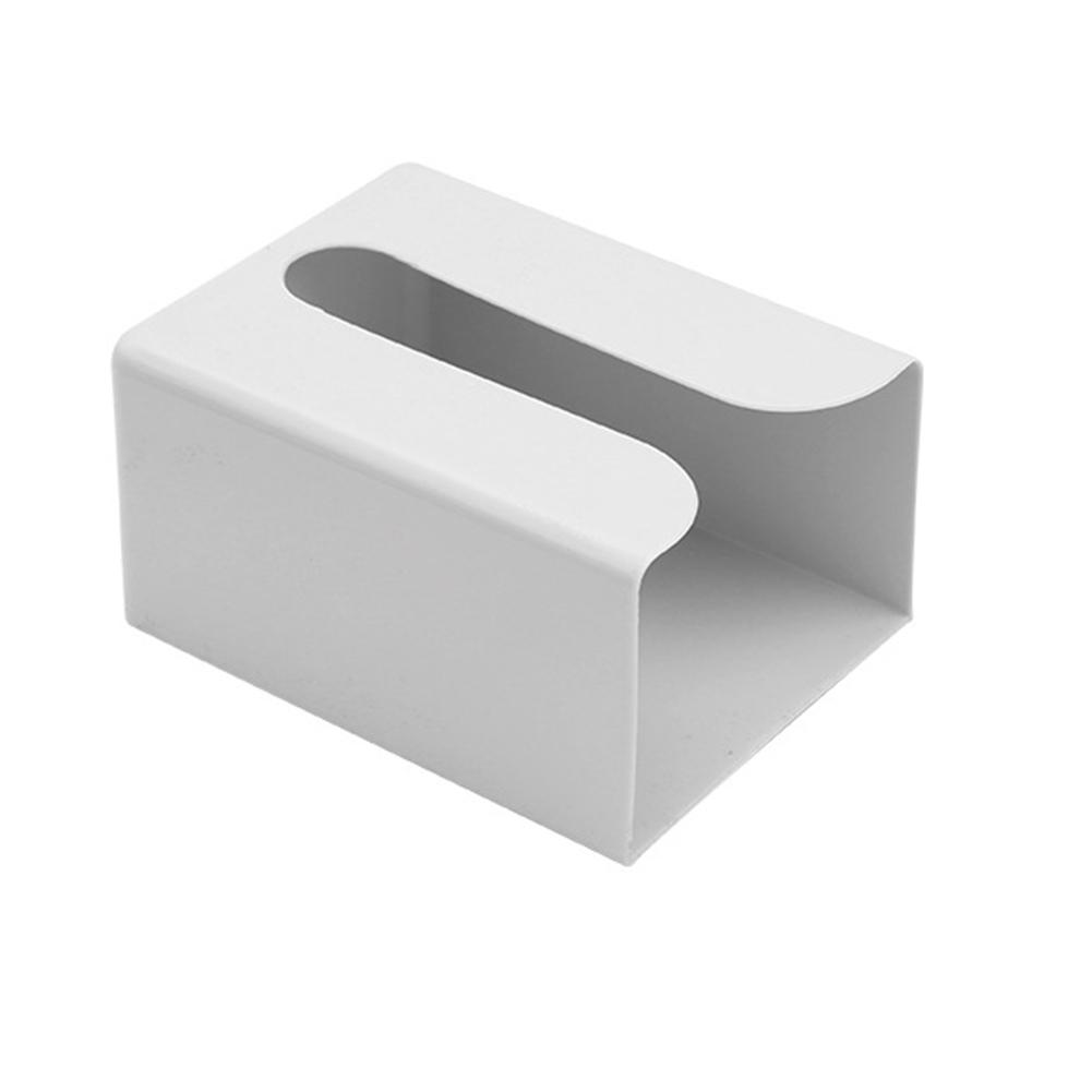 Подставка для салфеток, настенная полка для салфеток, самоклеящийся подвесной чехол для бумажных полотенец, экономящий место, без отверстий, водонепроницаемый, для гостиной