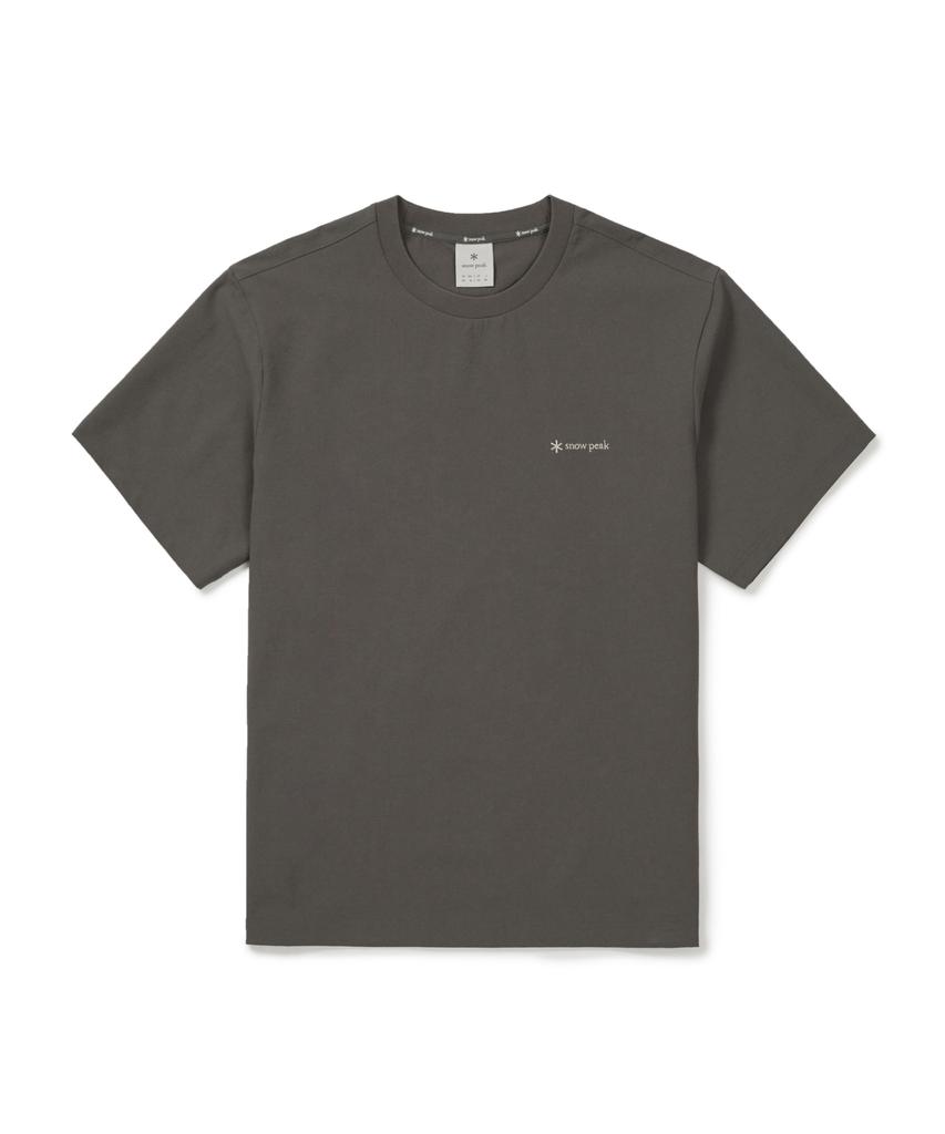 SNOWPEAK APPAREL Классическая тканая футболка с коротким рукавом (S26Mutts16) Темный хаки