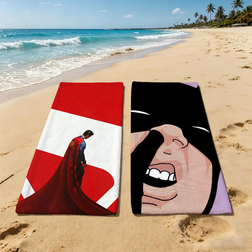 D-DC C-Comics Аниме Полотенце Для Кемпинга Пляжное Полотенце Супер Впитывающее Быстросохнущее Летнее Полотенце