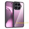 Чехол для Xiaomi 17T / 17T Pro Минималистичный Прозрачный Магнитный Акриловый Кожаный Ударопрочный Чехол для MI 17 T Pro Funda
