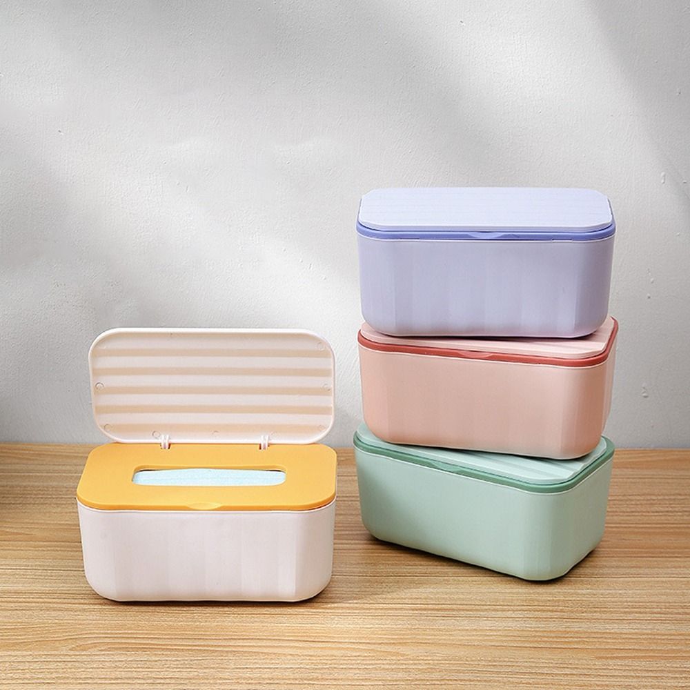 Plastic Wet Wipes Dispenser Seat Type/Wall Mounted Napkin Holder Modern Napkin Paper Case for Home