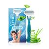 Gillette Venus Smooth Hair Removal Razor for Women with Aloe Vera, Pack of 1