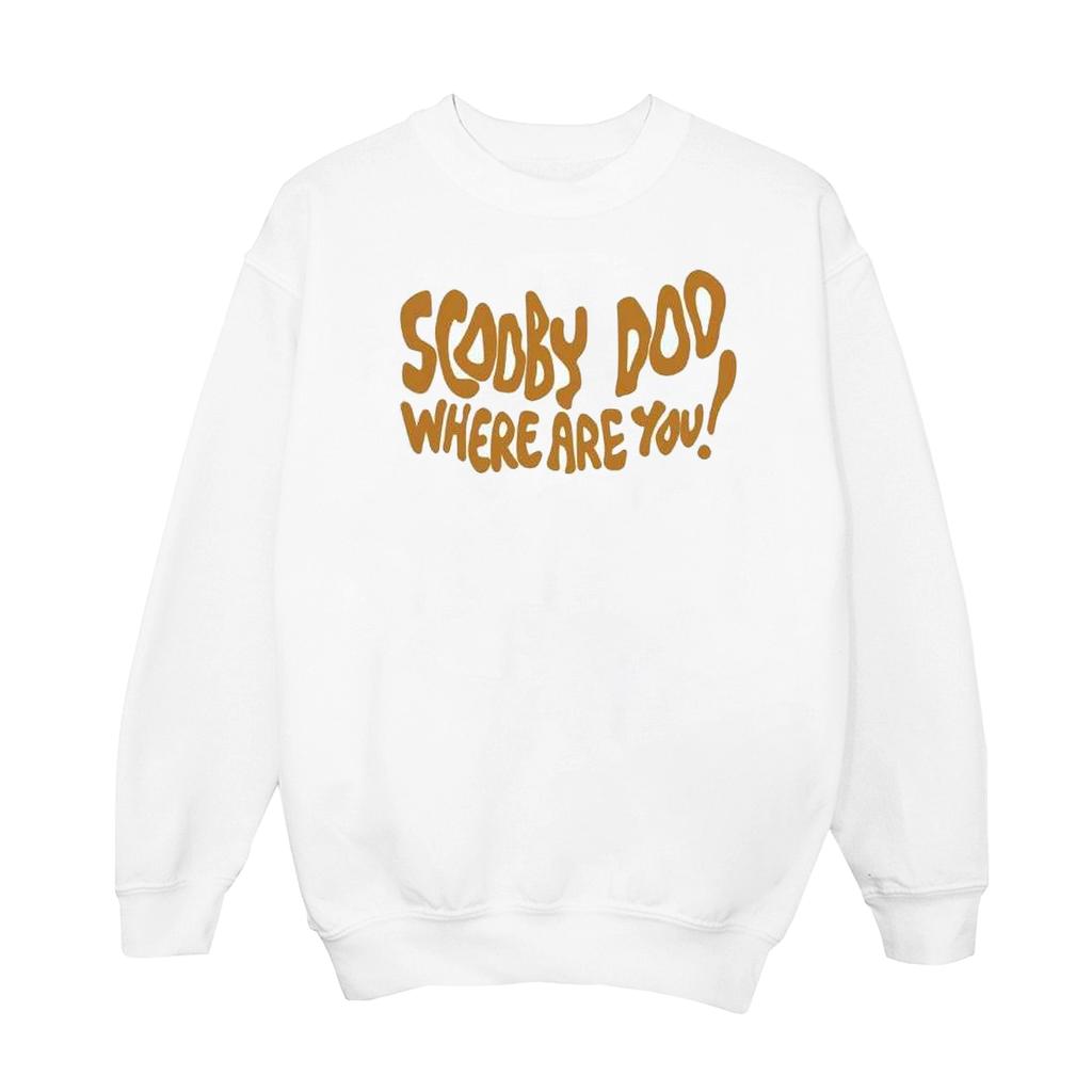 Scooby Doo Mens Where Are You Spooky Sweatshirt