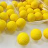 Желтые полиуретановые мячи для гольфа для практики в помещении, дома, на заднем дворе, безопасные мягкие мячи для гольфа, семейная развлекательная игра, тренировки, спортивный подарок для мальчика, девочки, ZYF