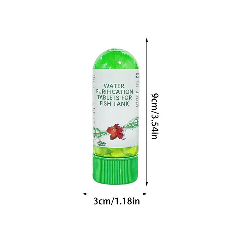 2 шт. Таблетки для очистки воды в аквариуме для удаления мутности, мощная вода для рыб
