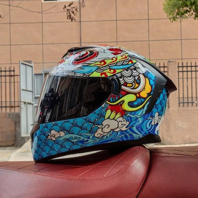 Шлем И Безопасность Для Мотоцикла Скутера Casco Moto Модульные Capacetes Шлемы Двигатель Полнолицевой Casco Integral Мотоциклетный Шлем