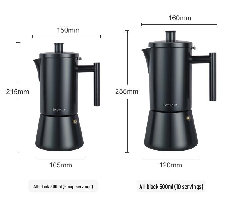 Кофеварка Мока Easyworkz из нержавеющей стали для индукционных плит