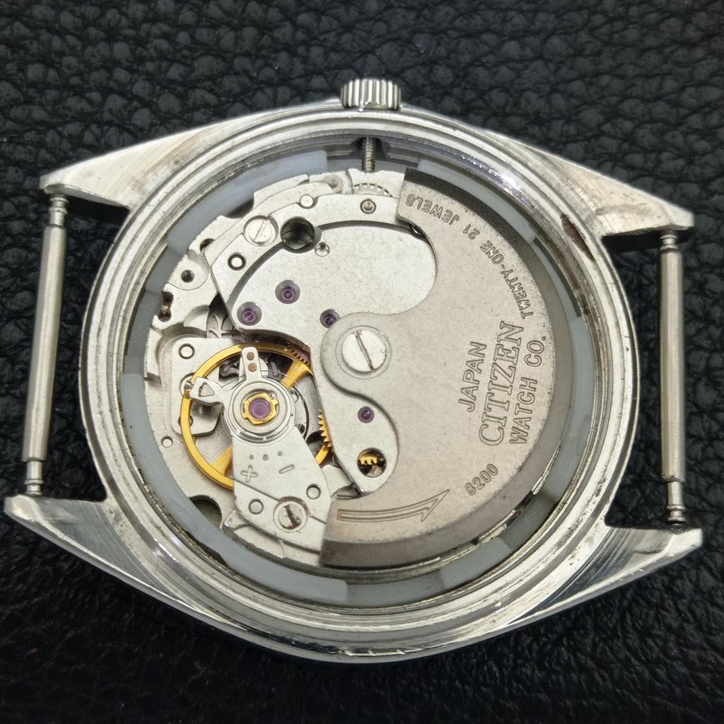 Citizen АВТОМАТИЧЕСКИЕ 8200 ВИНТАЖНЫЕ ЯПОНСКИЕ МУЖСКИЕ ЧАСЫ С ЧЕРНЫМ ЦИФЕРБЛАТОМ a702759-1 R210-a702759