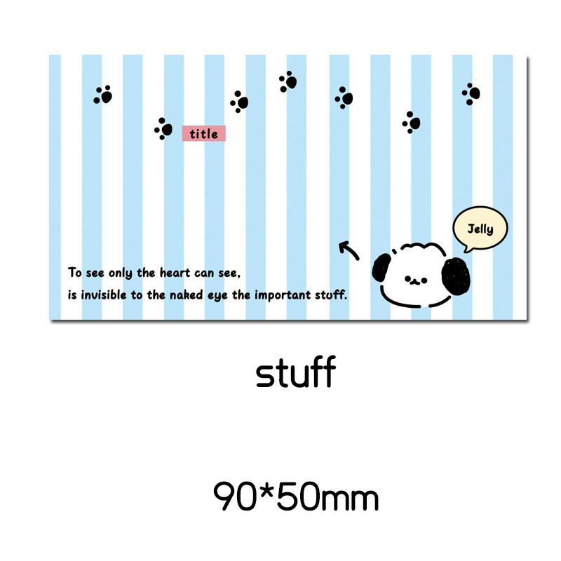 100 Sheets/pc Cartoon Memo Pad Sticky Note To Do List Check List Planner Notepad for Staff Students Stationery Journaling
