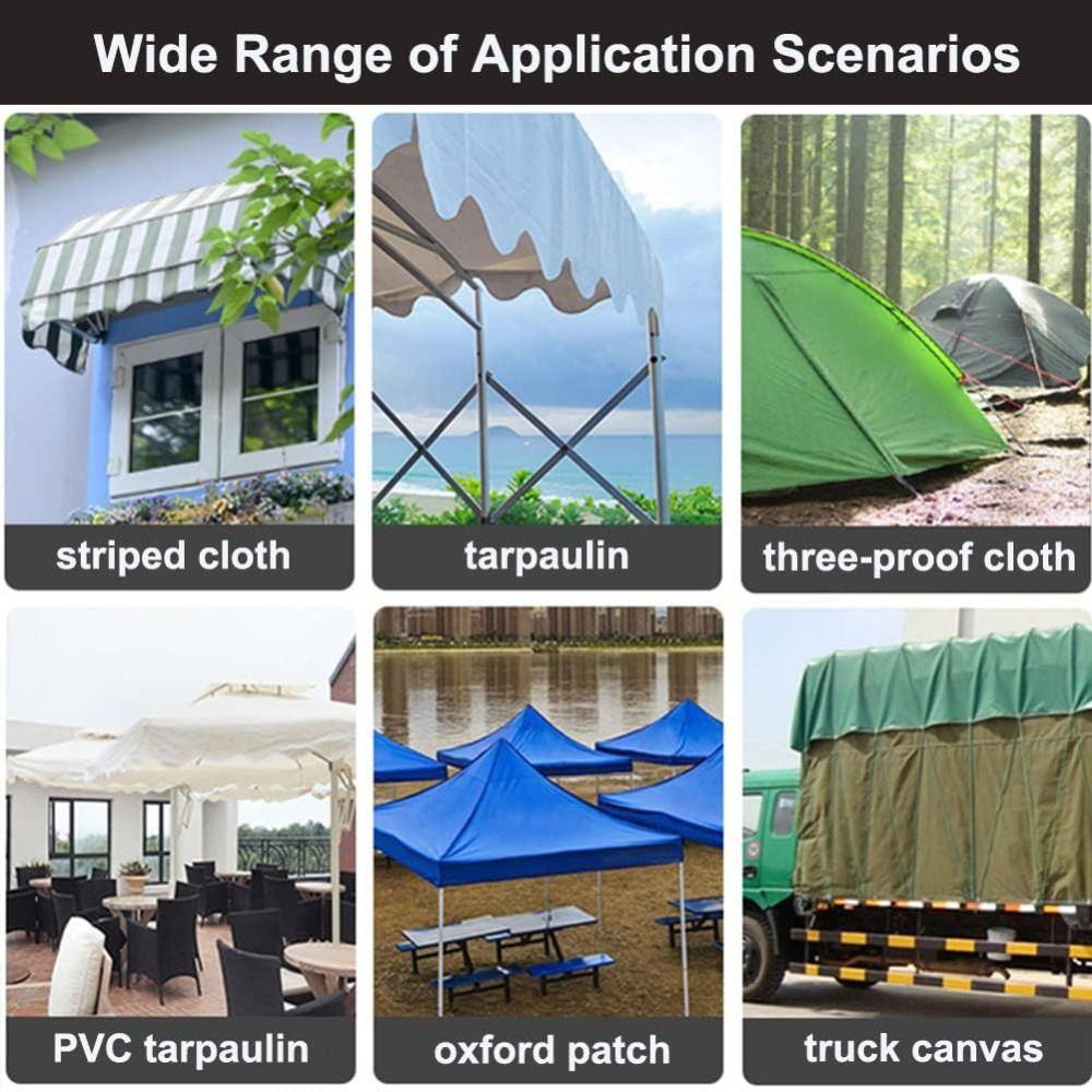 Strong Adhesion Rainproof Cloth Tape Waterproof Awning Patch Tent Tarp Repair Patch