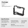 SmallRig 3667C Camera Cage for Sony Alpha 7R V, 7 IV, 7S III, 1, 7R IV and 7 V Direct from Japan