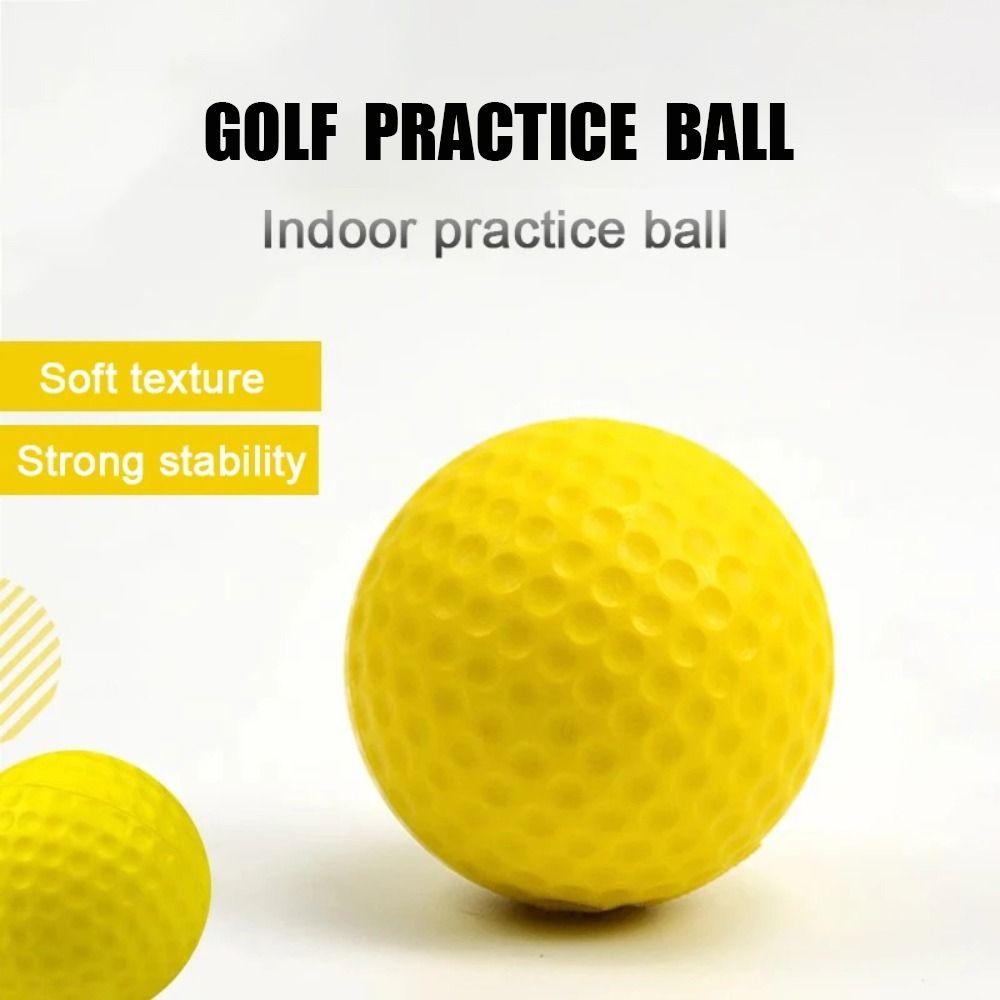10PCS PE Indoor Golf Practice Ball Nonporous Pet Toy Ball New Golf Supplies  Outdoor