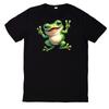 T-Shirt Lustiger und süßer Frosch Motiv BaumwolleWird in neuem Fenster oder Tab geöffnet