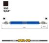VESSEL 40V Совместимый Квадратный SQ3 x GS10PSQ3110F Двусторонний Бит, 110, Набор из 10 Штук,