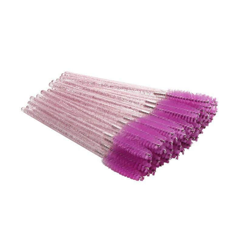 Disposable Crystal Rod Eyelash Extensions Brush - Spiral Curl Comb