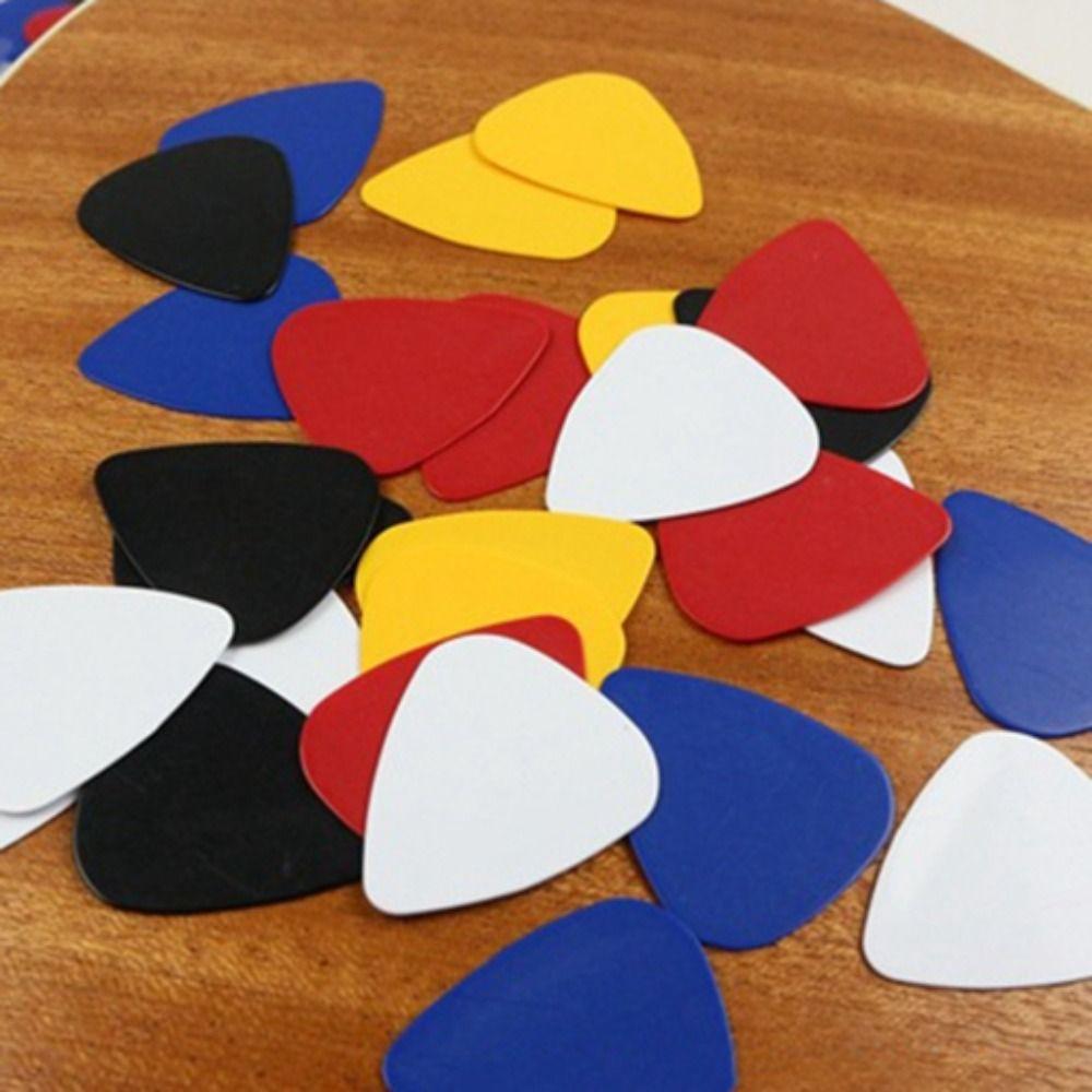 20pcs Random Color Guitar Picks Celluloid Droplet Shaped Guitar Pick  Acoustic Electric Guitar
