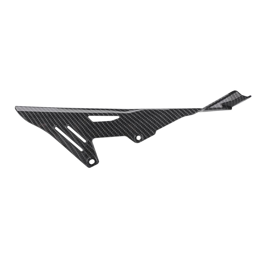 Motorcycles Chain Guard Cover Protector Sprocket PP For Surron Light Bee X S Carbon Fiber Pattern Electric Dirt Bike E-bikes