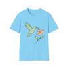 Unisex Softstyle Hummingbird Flower T-Shirt | Nature