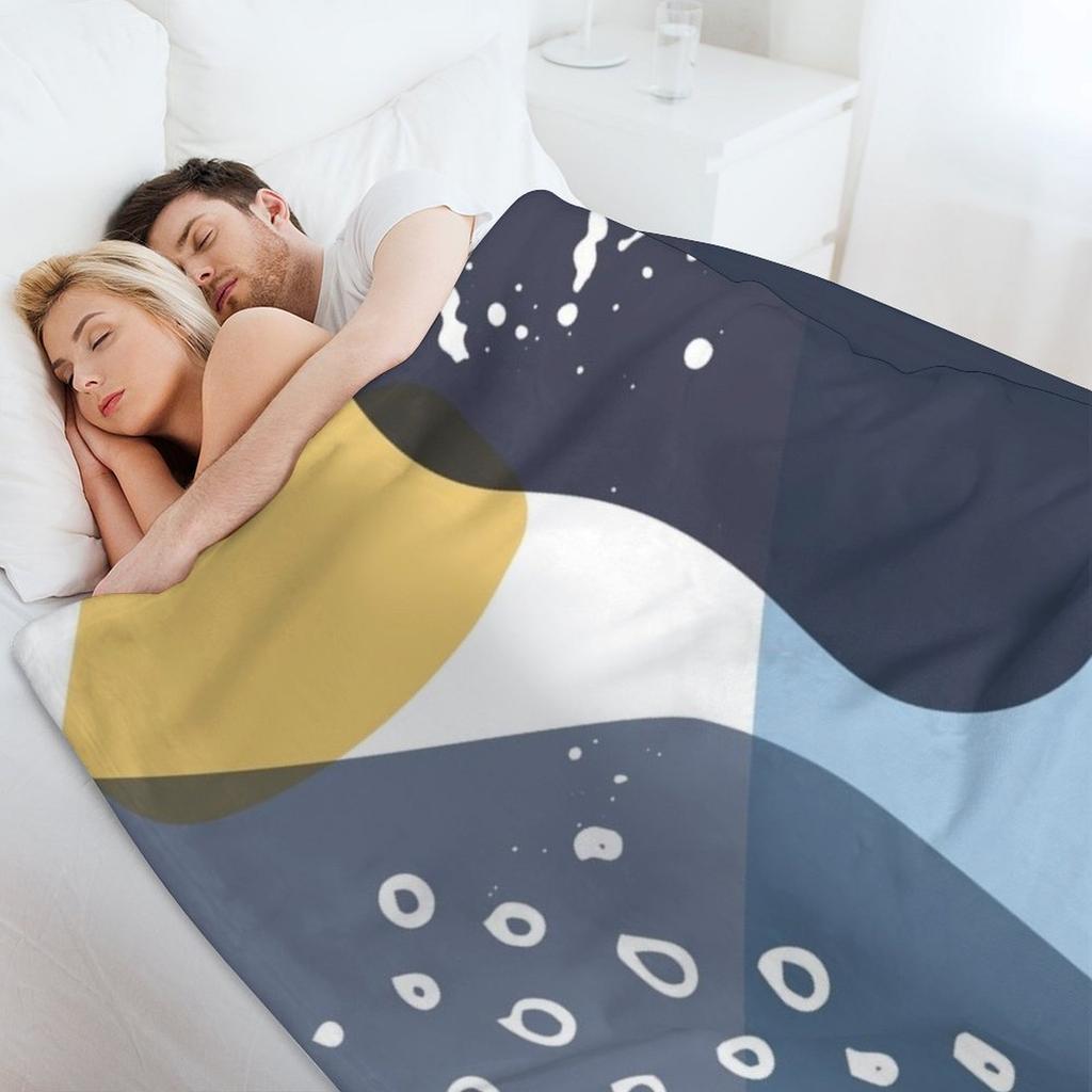 Абстрактный Минималистичный № 5 Плед Модные Диваны манга Декоративные Кровати Плед на диване Пледы