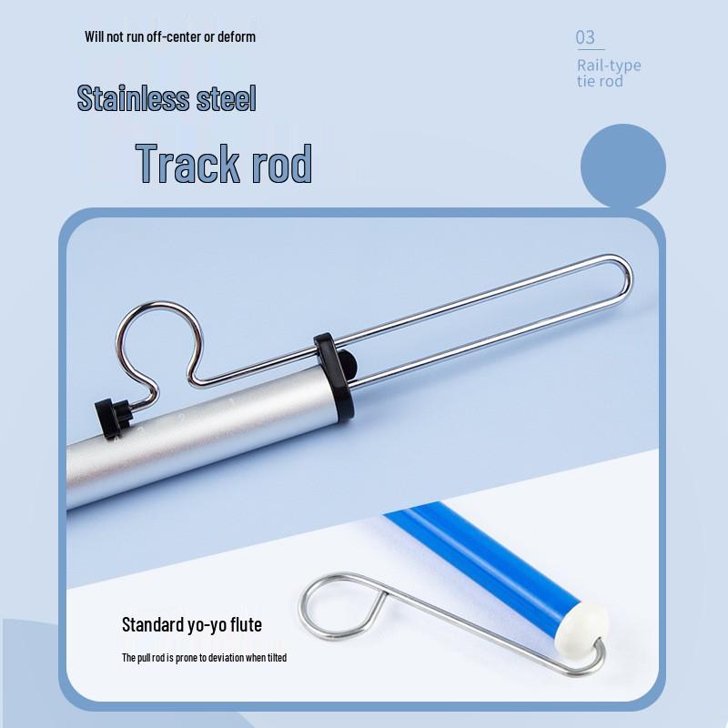 NYMAN Double Tone Sliding Flute Whistle - Air-Blown Slide Flute