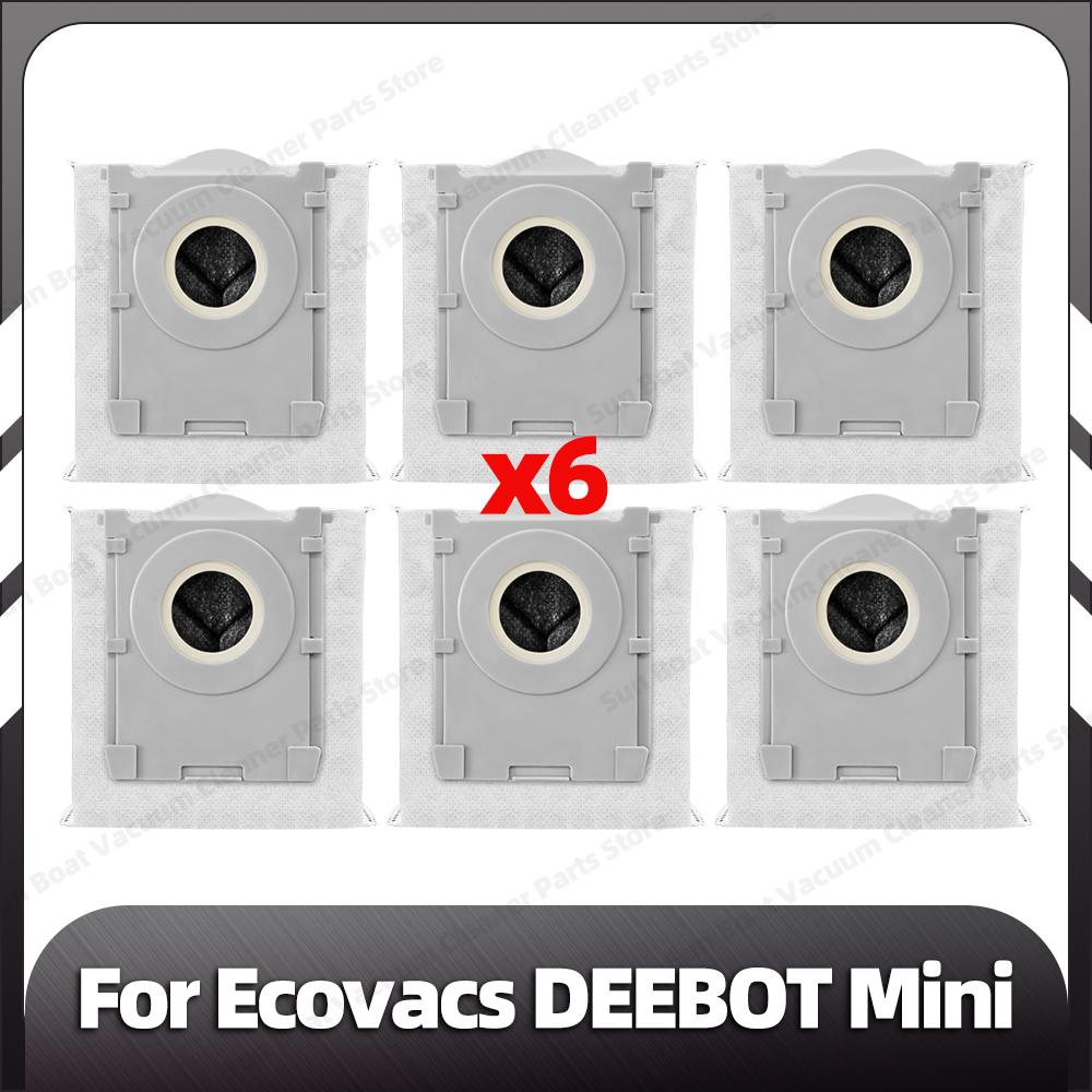 Compatible for Ecovacs DEEBOOT Mini Replacement Main Side Brush HEPA Filter Mop Pad Dust Bag Spare Parts Accessories