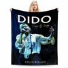 Singer in Concert Illustration for all seasons blanket lunch break throw gift