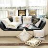 Gilded Fashion Print Sofa Pillow - Stylish Living Room Cushion
