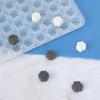 DIY Мини-форма для смолы и торта в виде кошачьей лапки, силиконовая, 72 ячейки
