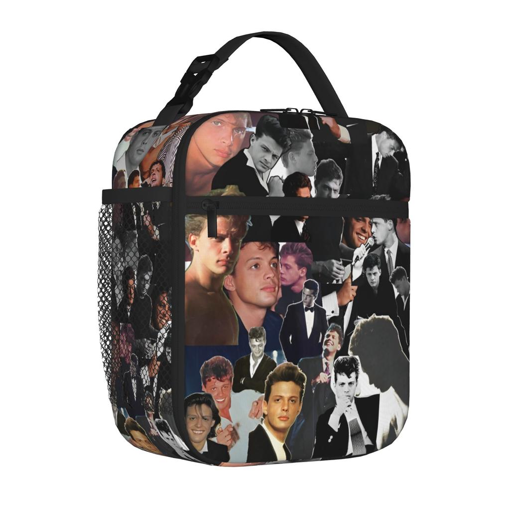 Lunch Box Luis Miguel Mexico Singer Collage Y2K Live Food Box Fashion Cooler Thermal Bento Box For School