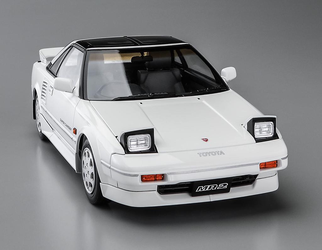 Hasegawa Historic Car Series Toyota MR2 Late Model Supercharger Plastic Model Kit HC45 1/24 (AW11) G-Limited (T-bar Roof)
