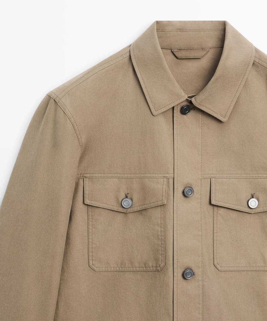 Massimo Dutti Double Pocket Trucker Style Jacket