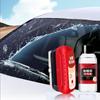 Car Glass Oil Film Remover Car Windshield Oil Film Cleaner Anti-Rain Fog Car Glass Cleaning Polishing Care Maintenance Brush