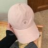 Hat female spring and summer new sweet cute cat embroidered baseball cap simple fashion college style cap