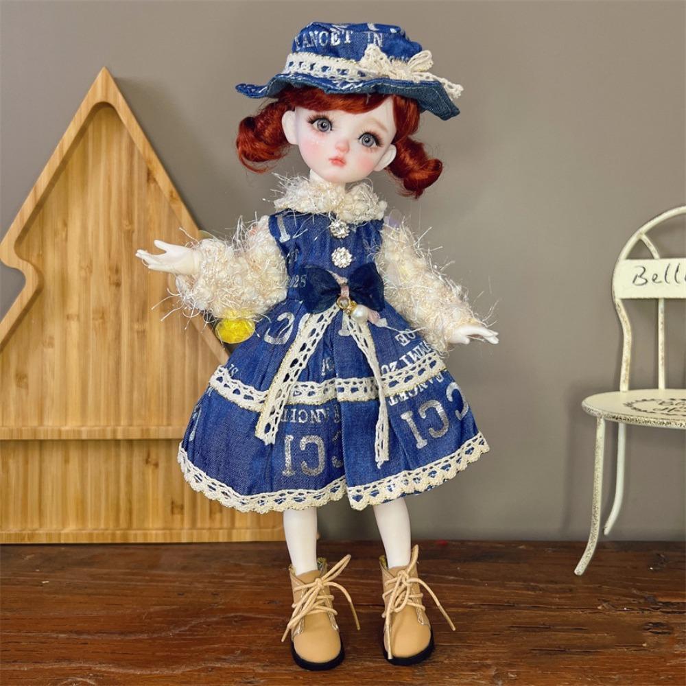 Casual Wear BJD Doll Outfit Dress Up Doll Lolita Dress Fashion 30cm Doll Clothes  Girl Gifts