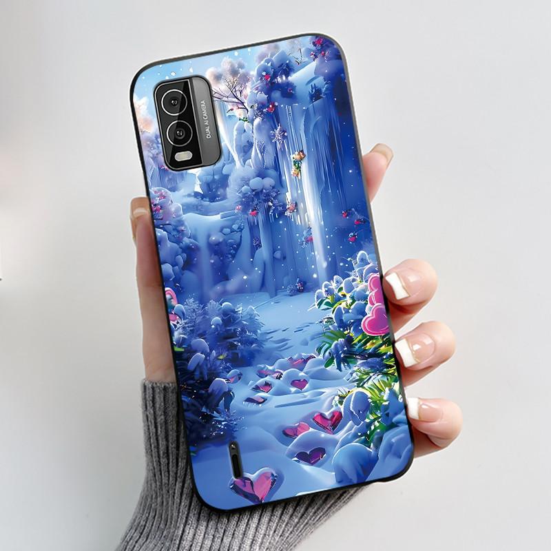 Милый Чехол Для Nokia C210 / Nokia C300 4G Fundas Печатный Корпус Защитная Крышка Мягкий Силикон Мультяшный Корпус Телефона Coque Capa