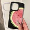 Ins летний арбуз подходит для чехла для мобильного телефона Apple iPhone17/16 14 жидкий клейкий рис 13 свежий 12 мягкий 15