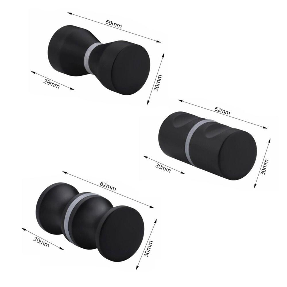 Useful Bathroom Kitchen Hardware Wardrobe Pulls Glass Door Knob Cabinet Handle Shower Door Handle