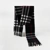 Plaid Black and White Thermal Scarf Men's Autumn and Winter Scarf Simple Trend Imitation Cashmere Shawl