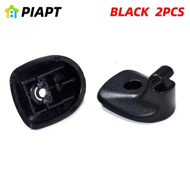 2-Pack Gray/Black/Beige Sun Visor Clips for Dodge Avenger (OE# 1GW25DW1AA)