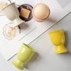 Ceramic Egg Cup Holders Candy Color Creative Serving Cups For Kitchen Egg Holder Cup Breakfast Banquet Eggs Supplies