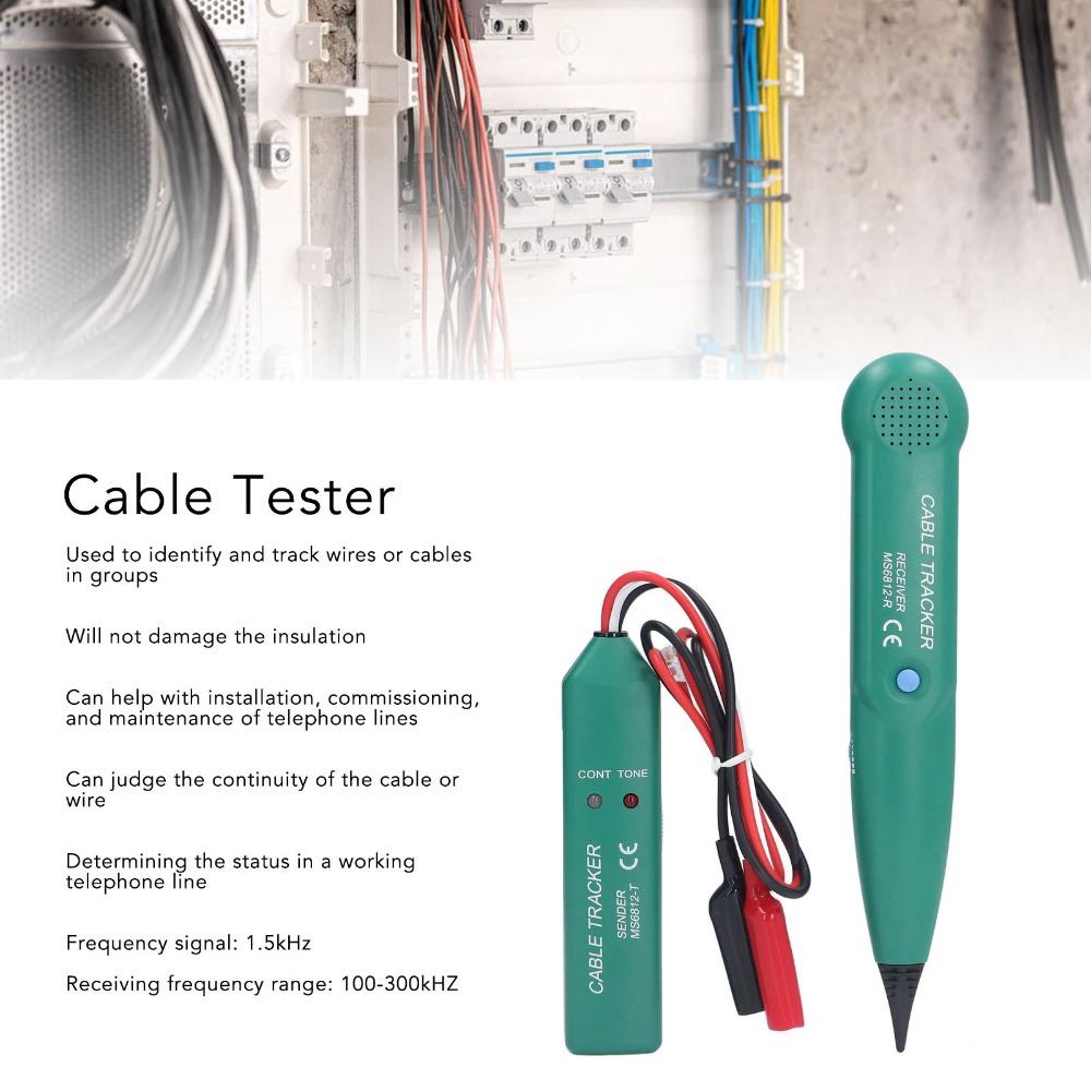 Sturdy Cable Tester Portable Cable Detector Tool Line Finder  Network Line