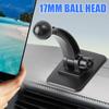 Universal Car Phone Holder 17mm Ball Head Base 180 Degree Rotation Dashboard Mount Bracket for IPhone14 13 Xiaomi Samsung