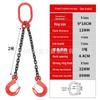 G80 Manganese Steel Lifting Chain Slings with Hooks - Single & Double Leg Set