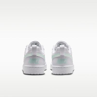 Nike Кроссовки Court Borough Low top Детские для скейтбординга Белые Зеленые