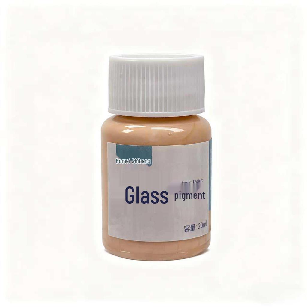 20ml Children's Non-Bake Glass Paint for DIY & Creative Glass Decoration - Waterproof & Handmade