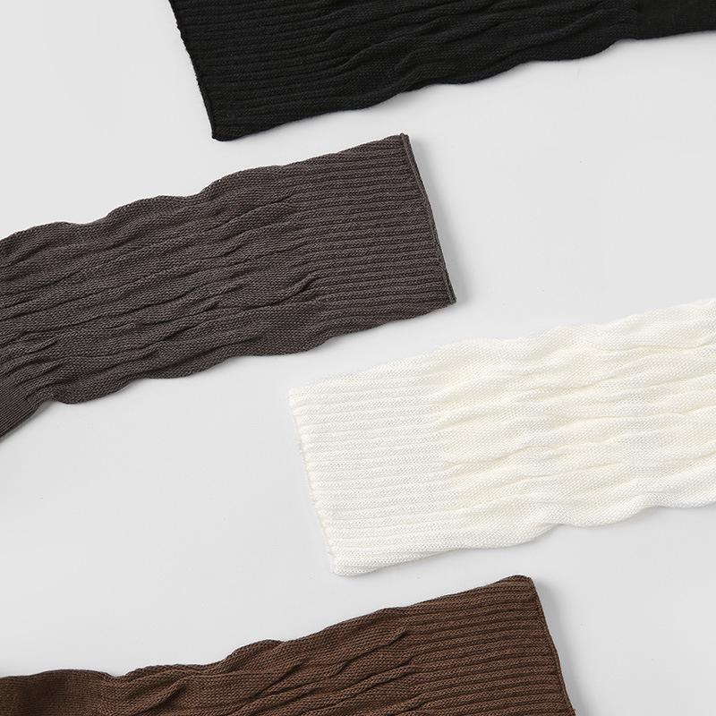 Женские однотонные гольфы до середины икры в стиле Ренессанс - Универсальный тонкий стиль для весны и осени