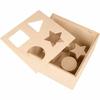 Activity Cube To Decorate - Wood - 10x16x16 Cm - Beige - Mixed - Adult